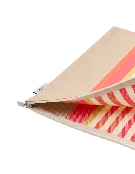 Coated flat pouch