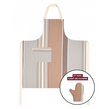 Kitchen Apron & Oven Mitt