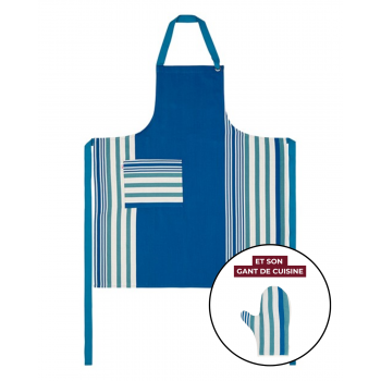 Delantal y manopla de cocina