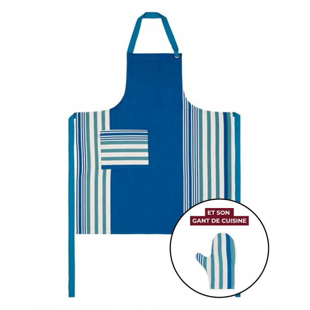 Kitchen Apron & Oven Mitt