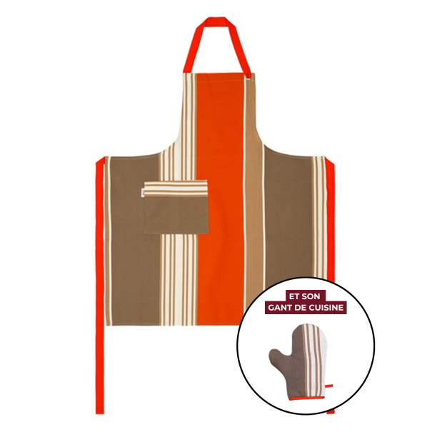 Tablier & gant de cuisine