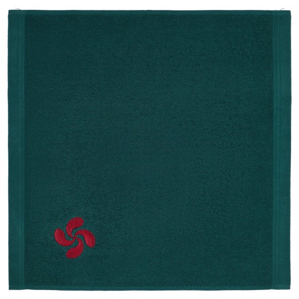 Toalla de mano de rizo bordada