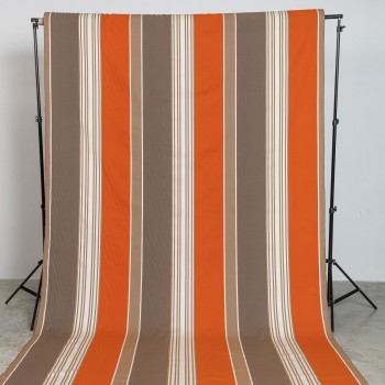Tissu grande largeur coton bio Eneko Potiron 2